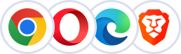 Chrome, Opera, Edge, Brave